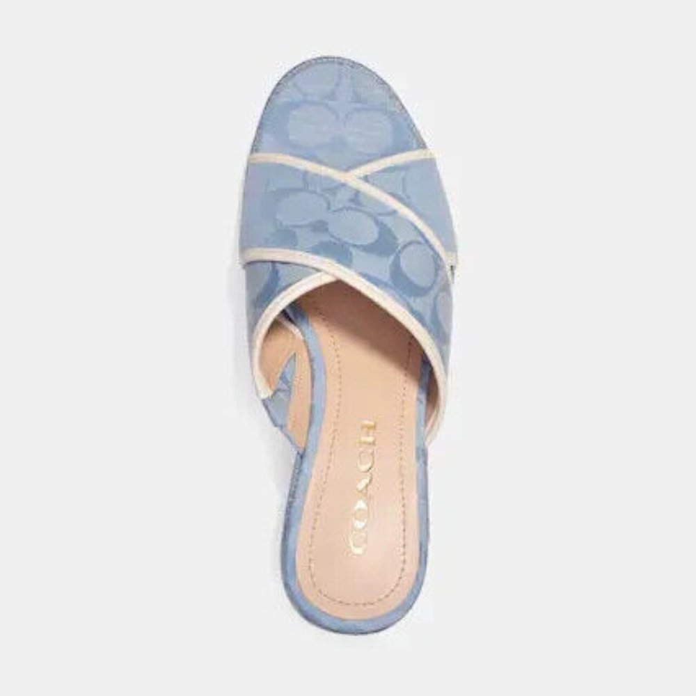 Coach Sloan Espadrille Sandals Chambray - Picture 3 of 5